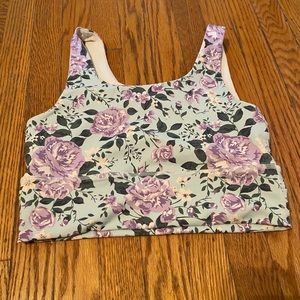 DYI cropped tank / sports bra